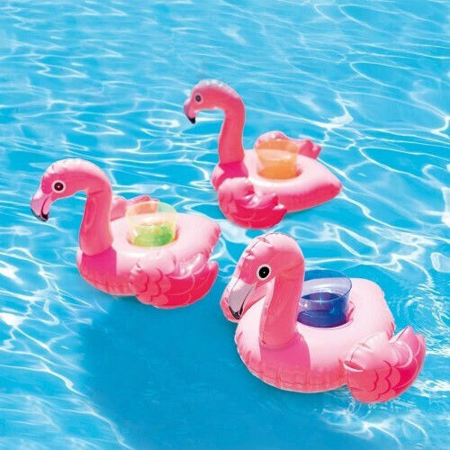 Intex Inflatable Drink Holder Flamingo Pink 3pcs