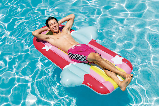 Intex Rainbow Cloud Kid's Inflatable Sea Mattress 183x117cm