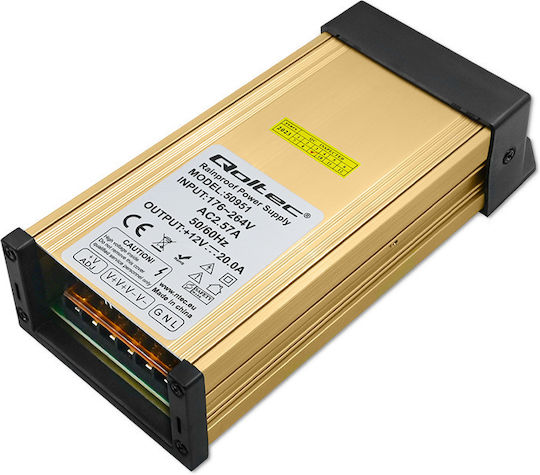Qoltec LED-Netzteil IP45 Leistung 60W mit Ausgangsspannung 12V