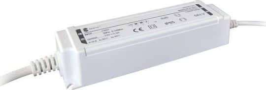 Breve LED Power Supply Waterproof IP65 Power 60W with Output Voltage 24V