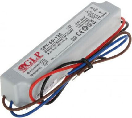 MPL LED-Netzteil Wasserdicht IP67 Leistung 60W mit Ausgangsspannung 12V