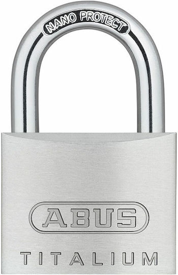 Abus SL 6 Aluminum Padlock Lengthened with Key 40mm Silver 1pcs
