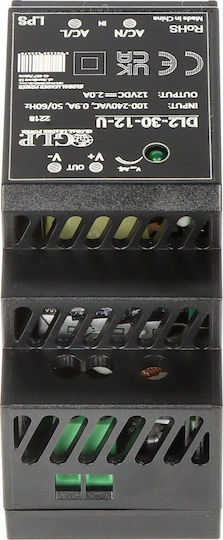 Dl2-30-12-u Power Supply Glp/dl2 Power Supplies Glp 12v 2a 24w Din Rail Psu P
