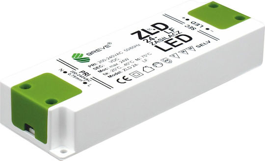 Breve LED Power Supply IP20 Power 24W with Output Voltage 12V