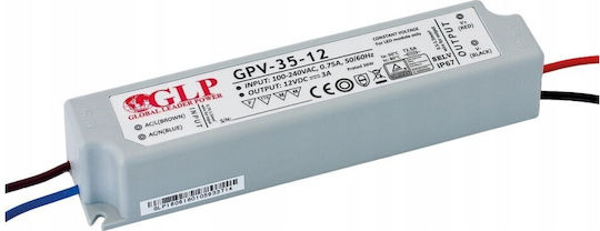 Sursă de Alimentare LED 24V 1.5A GPV-35-24 IP67 Sisteme de Iluminat
