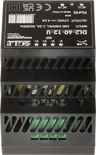 Dl2-60-12-u Power Supply Glp/Dl2 Power Supplies Glp 12V 4.5A 54W Din Rail PSU