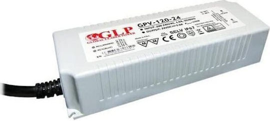 MPL Τροφοδοτικό LED Στεγανό IP67 Ισχύος 120W με Τάση Εξόδου 24V
