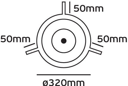 VK Lighting Mounting Bracket for Lighting Fixtures White 22140-002128