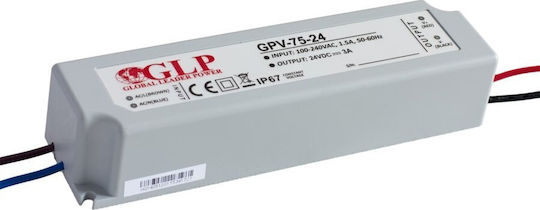 MPL Gpv-75-24 LED-Netzteil Wasserdicht IP67 Leistung 75W mit Ausgangsspannung 24V