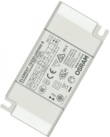 Osram Τροφοδοτικό LED IP20 Ισχύος 15W