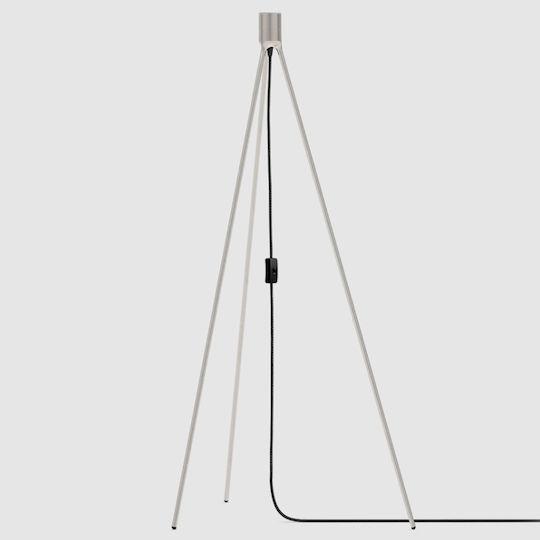 Σώμα Επιδαπέδιου Φωτιστικού Τρίποδη 1xe27 Tripod Floor Umage 4195 Ασημί