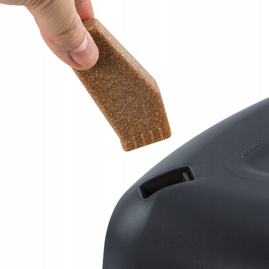 Prosperplast Gracia Саксия Дърво Сив Със стойка 4εκ.