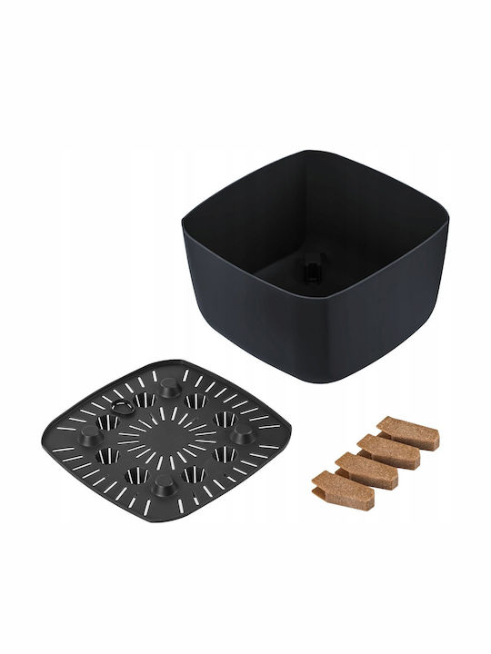 Prosperplast Gracia Planter Wooden Gray with Stand 4cm.