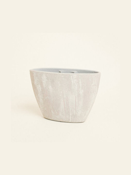 Beauty Home Übertopf Keramik Gray 33x15x22εκ.