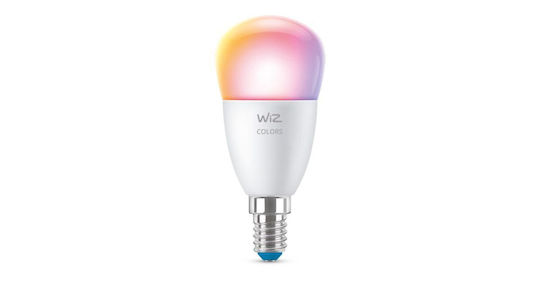 WiZ Смарт крушка LED 4.9W за фасунга E14 и форма P45 RGB 470лм