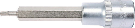 Yato Cheie tubulară cu Vârf Torx și Patrat de Prindere 1/2'' Dimensiune T20x100mm 1buc