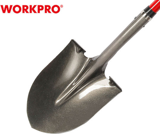 Φτυαρι Κυρτο Fiberglass Λαβη Μακρια 1480mm Wp335007 Workpro