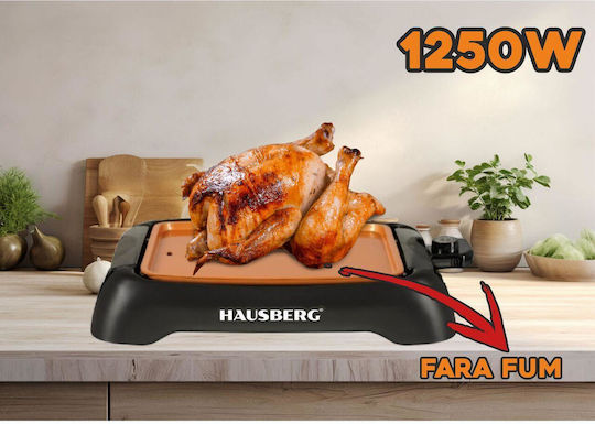Hausberg Tabletop Electric Grill 2000W 40cmx30cmcm