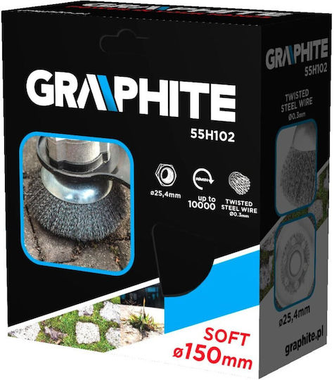 Graphite Συρματόβουρτσα για Δράπανο 25.4mm