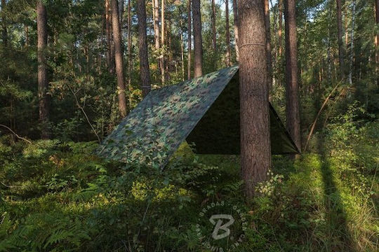 Bradas Waterproof Tarpaulin 90gr/m² 12x10m. Light Type Green