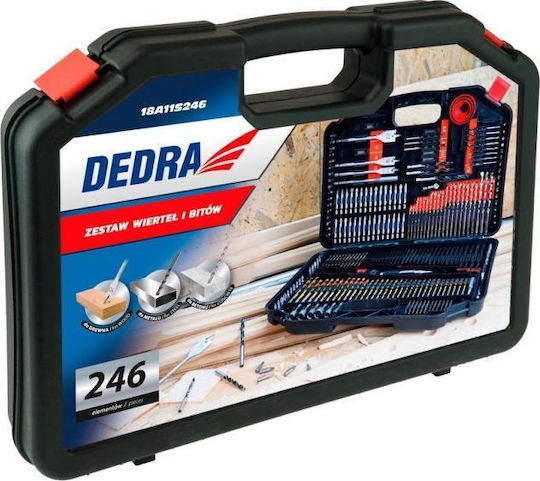 Dedra Werkzeugkoffer mit 246 Werkzeugen