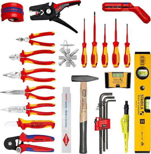 Knipex Τσάντα Πλάτης με 23 Εργαλεία Ηλεκτρολόγου