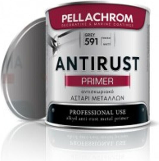 Pellachrom Antirust Primer Anti-corrosive Alkyd Metal Primer Grey Suitable for Metal 2.5lt
