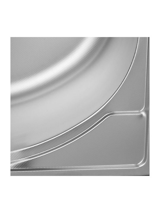 Freddo Ένθετος Νεροχύτης Inox με Μπαταρία Μ52xΠ41cm Ασημί