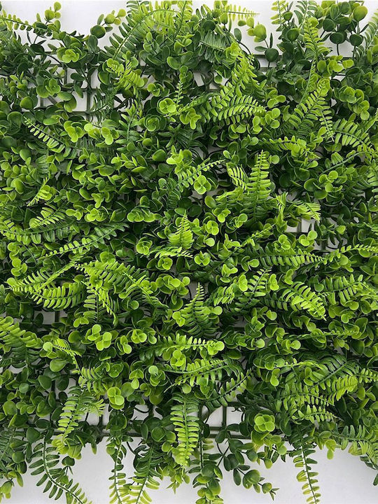 Supergreens Συνθετικό Πάνελ Φυλλωσιάς Φτέρη "Rabbit's Foot" Πράσινη 50x50cm