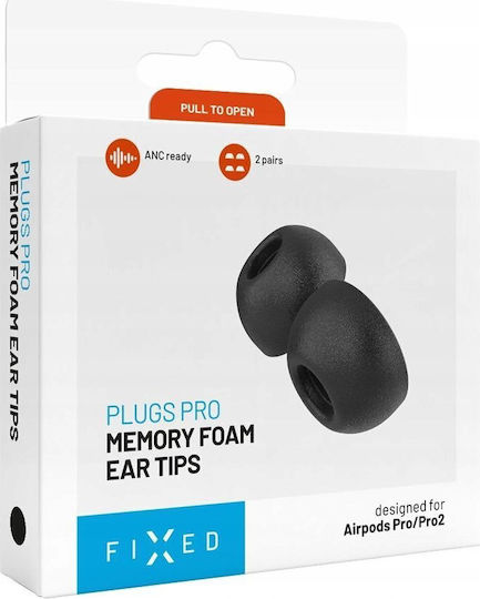 Fixed Silicone Covers in Black color for Apple AirPods Pro