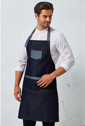 Premier Ποδιά Barista / Bartender Ολόσωμη Premier PR127 Μαύρη