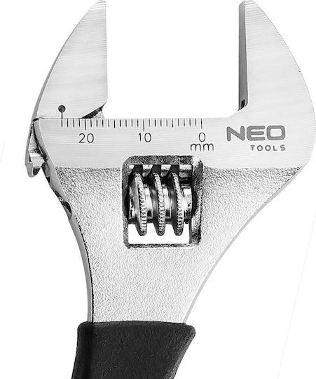 Neo Tools French Wrench with Adjustable Opening 23mm and Anti-Slip Handle 150mm