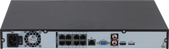 Dahua Nvr4208 Записващо устройство NVR 8 Канала с Резолюция Full HD NVR4208-8P-4KS3
