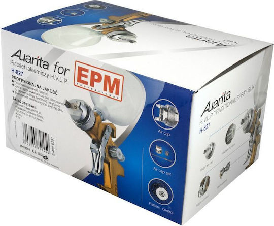 EPM Πιστόλι Βαφής Αέρος HVLP Άνω Δοχείου 1.4mm