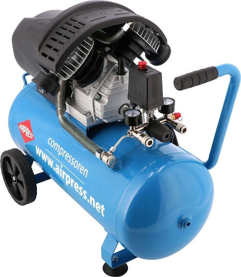 Airpress Einphasig Luftkompressor 94dB mit Lufttank 50Es 36888