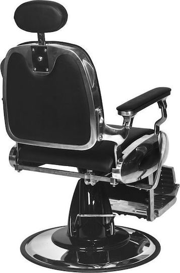 Gabbiano Barber Chair with Adjustable Height Black