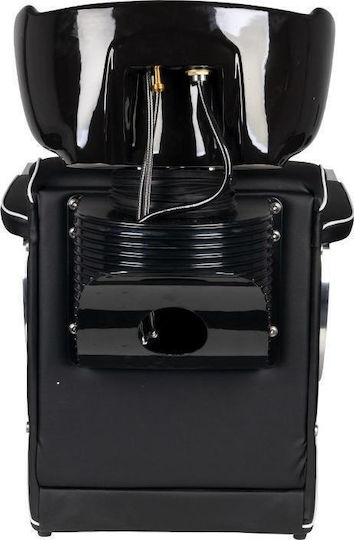 Gabbiano Ηairdresser Chair with Adjustable Height Black