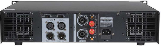 Metro SA-600 Leistungsverstärker PA-Verstärker 2 Kanäle 600W/4Ω 600W/8Ω in Schwarz Farbe