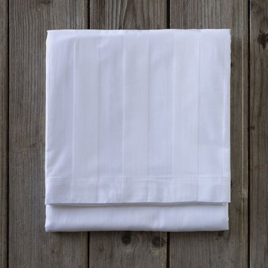 Sprintzio Hotel Sheet White Semi-Double 180x280cm 100% Cotton 1pcs