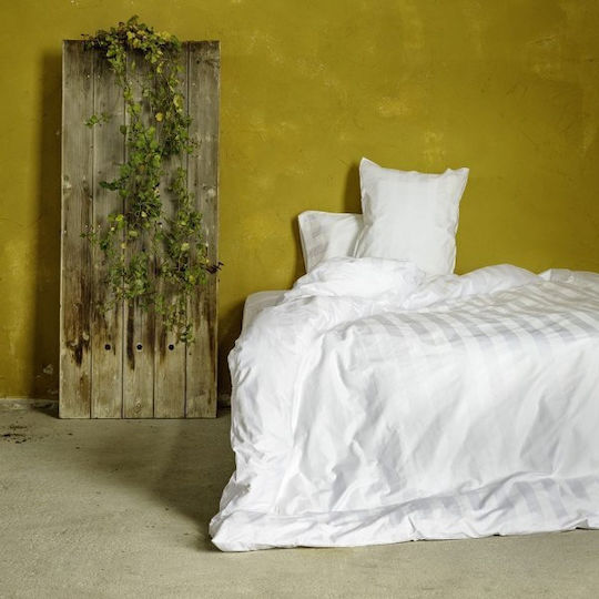 Sprintzio Hotel Sheet White Semi-Double 180x280cm 100% Cotton 1pcs