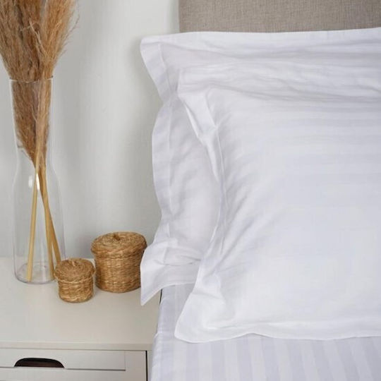 Sunshine Elite Hotel Sheet White Queen Size 240x270cm Cotton & Polyester 1pcs