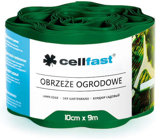 Cellfast Gardă Vie De Grădină Din Plastic Verde 10cm x 9m