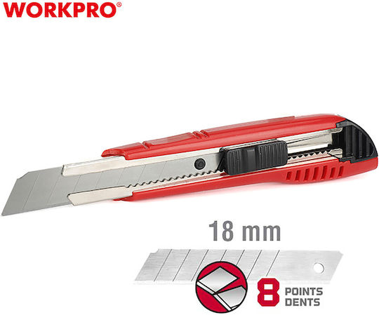 Κοφτης Μοκετων Workpro 18mm Wp212013 Καρτελα
