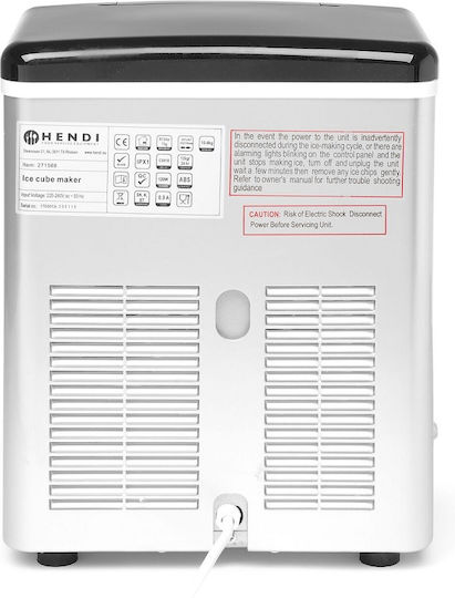 Hendi Ice Machine with Stirring Mode and Daily Production 12kg 271568