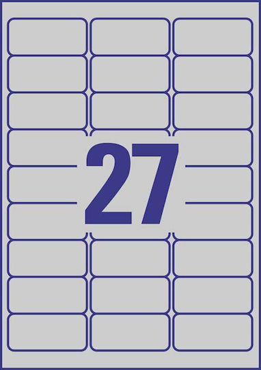 Avery 2700 Self-Adhesive Rectangular A4 Labels 29.6x63.5mm