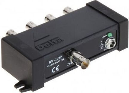Delta Αξεσουάρ CCTV Μαύρο RV-1/4P