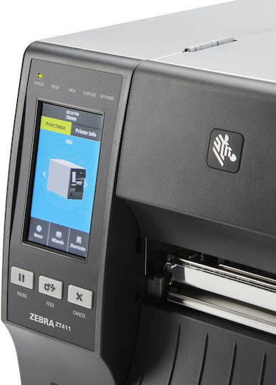 Zebra ZT411 Принтер за етикети Термотрансферен USB, Serial, Bluetooth, Ethernet 300 dpi