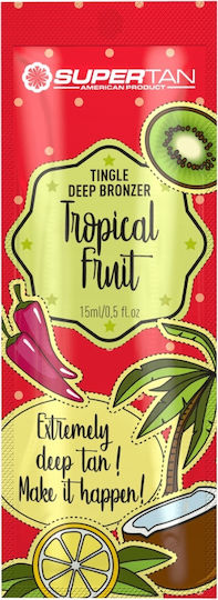 Supertan Tropical Fruit 3x 15ml Strong Tingle Bronzer + Freebies