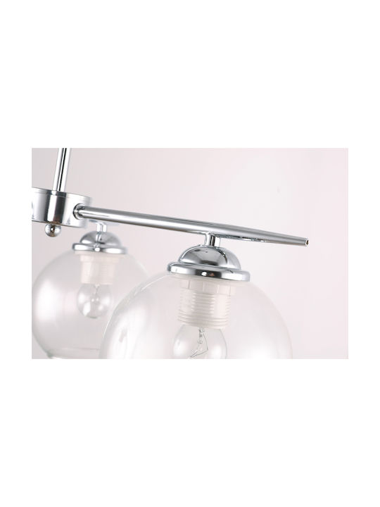 Agora Lighting Hängelampe Nova Kugel mit Fassung E27 50x50x40cm.