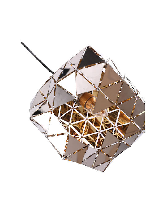 Agora Lighting Adjustable Pendant Light Comet Grid with Socket E27 30x30x176cm